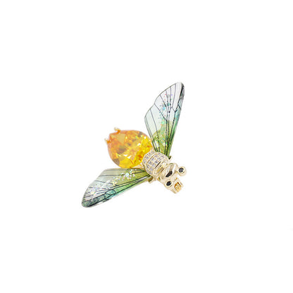 Unisex Anti-light Buckle Small Bee Brooch