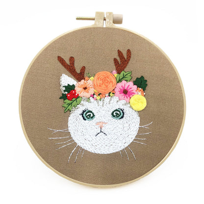 Cartoon Cat Series 3D Embroidery Material Package-5