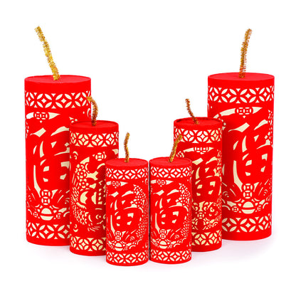 Firecracker ornaments for the Spring Festival