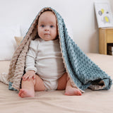Baby Blanket Super Soft Double Layer with Dotted Backing Newborn Swaddling Blankets
