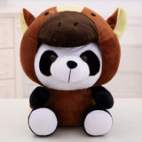 Animal Head Cover Panda Plush Doll Pillow Ornament-5