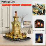 Baustein Alexandria Lighthouse LED Lighting Building Puzzle Toy