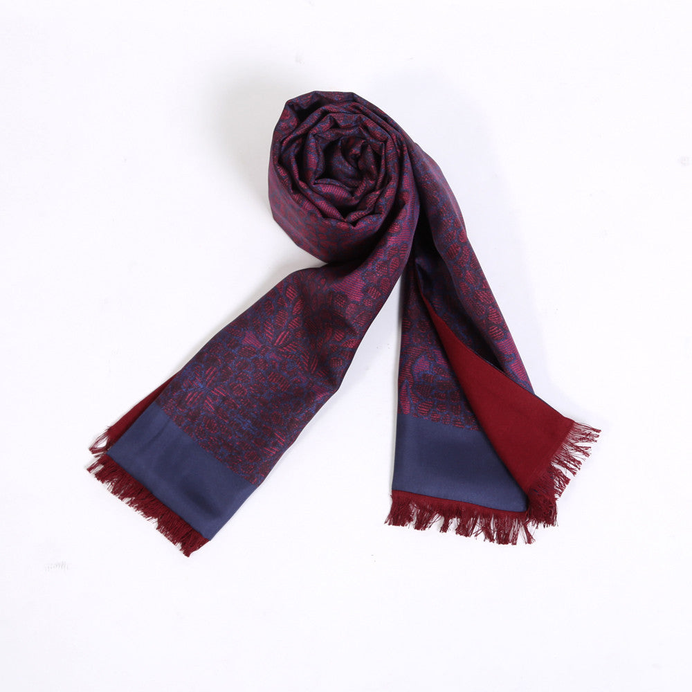 Double men's scarf