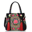 Ethnic Style Floral Embroidery Tassel Shoulder Handbag-3