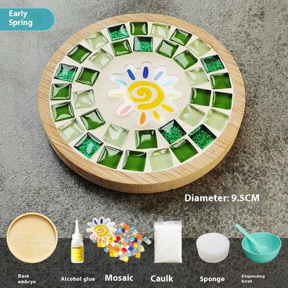 Mosaic Coaster Diy Material Package