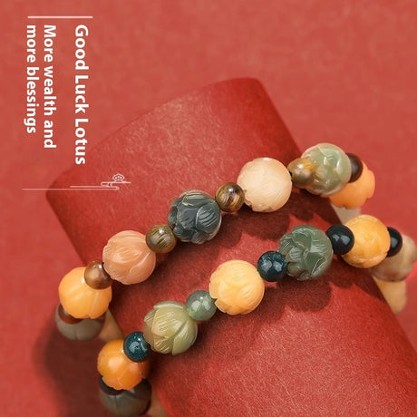 Wasserpflanzen euchten Gott des Reichtums Lotus Bodhi Armband