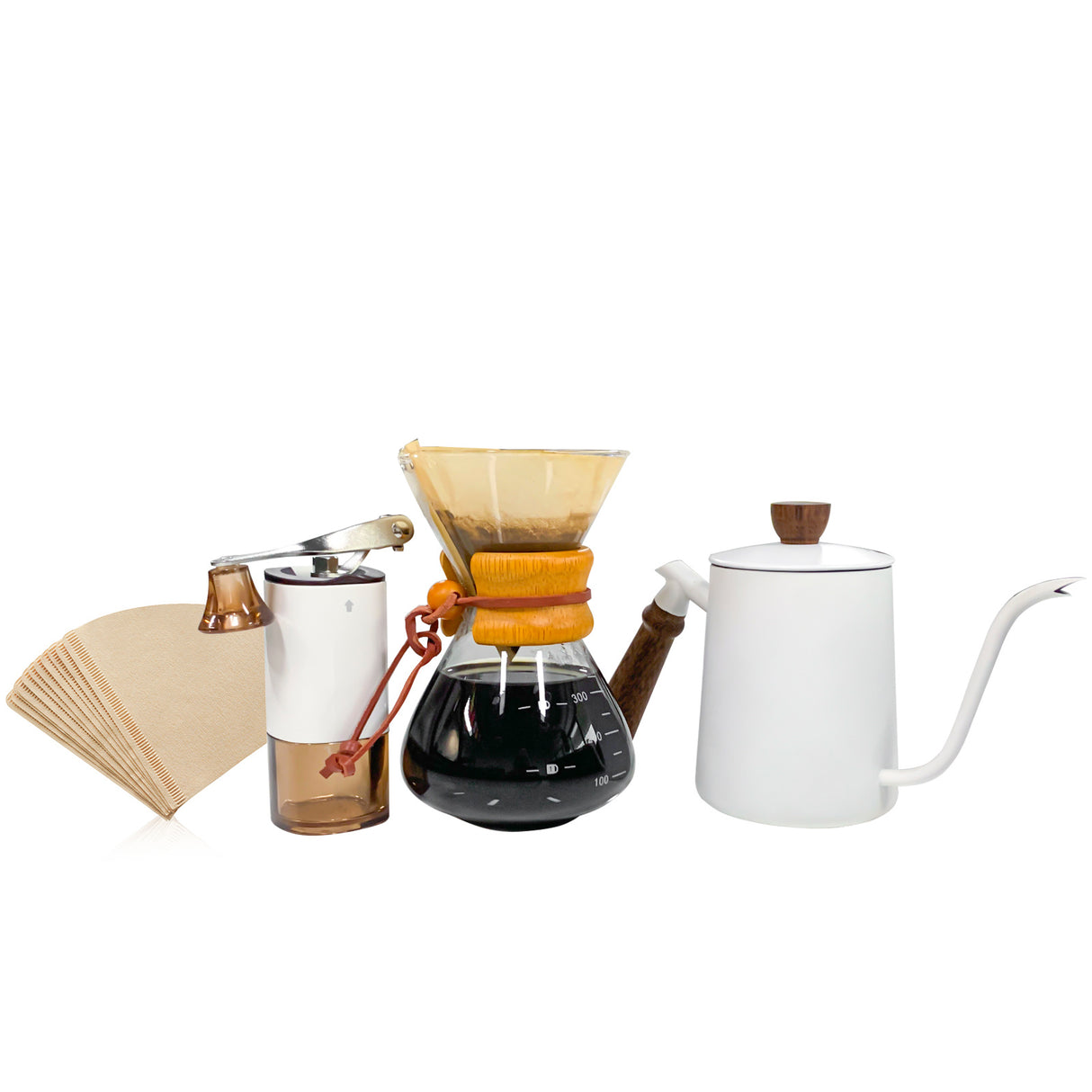 Camping Storage Box Hand Brewed Coffee Set