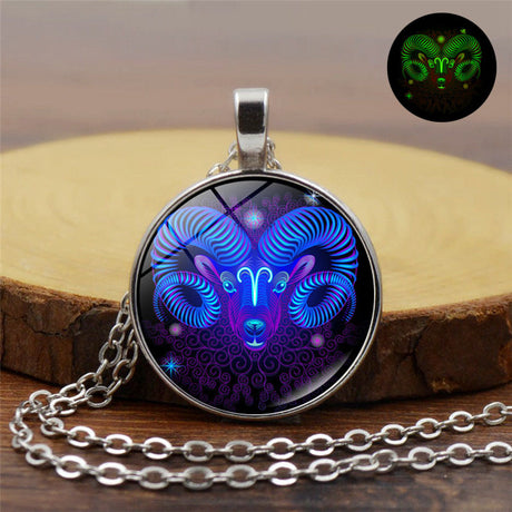 Luminous Zodiac Pendant Necklace–2