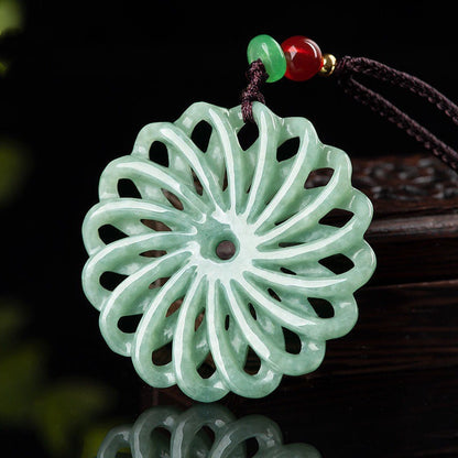 Men And Women Jade Pendant Ice Necklace