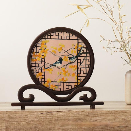 Creative Chinese Style Office Desk Handmade Embroidery Ornaments-5