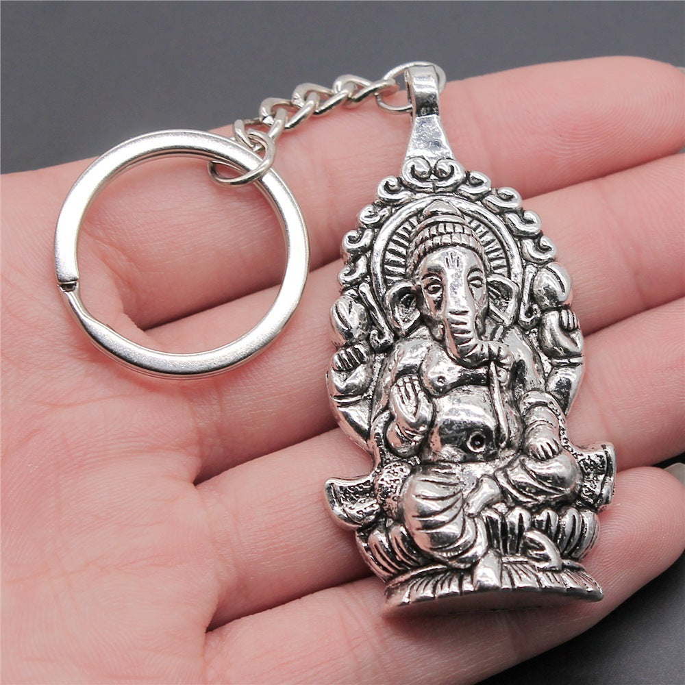 Elefantgott Anhänger Schlüsselbund Pendant Tourist Souvenir Geschenkverzierung