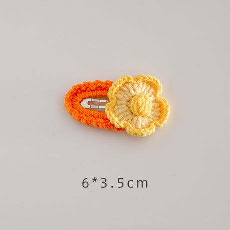 Hand Crocheted Girls' Hairpin Headdress