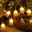 Halloween LED String Lights Skull Pumpkin Battery Operated Decor-6