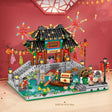 Spring Festival Hut Festive New Year's Eve Dinner Building Blocks-4