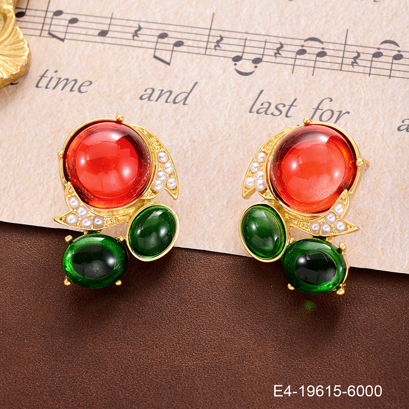 Retro Chinese Style Earrings High Court