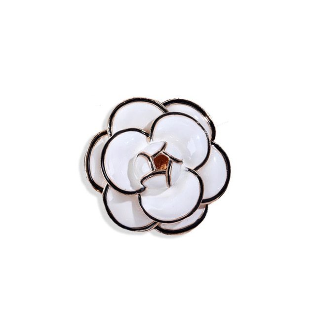 New High-end Rose Camellia Brooch Clothing Accessories Valentine's Day Gift