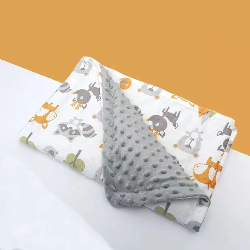 High Quality Baby Blanket Winter Flannel Fleece Infant Swaddle Blankets