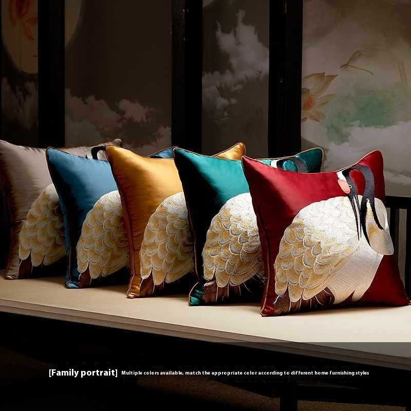 Chinese Classical Hand-embroidered Pillow Cases-1