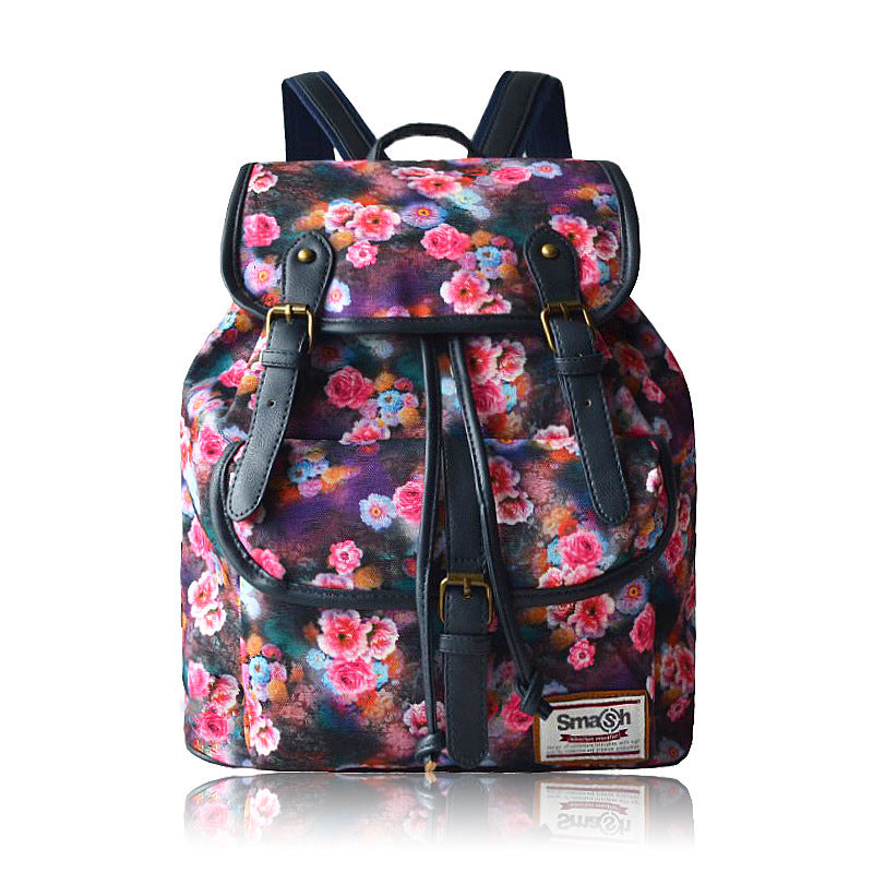 Canvas student backpack