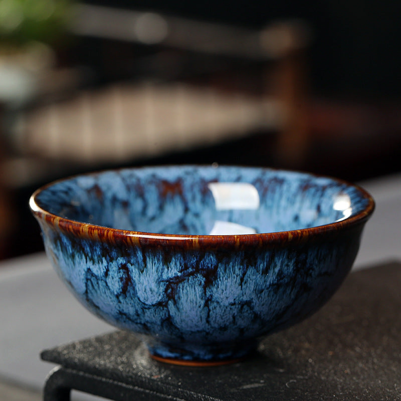 Chawan Kiln Becomes Single Cup Master Bowl Cup Home Tea Cup-8