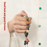 Water Plants Agate God of Wealth Lotus Bodhi Bracelet