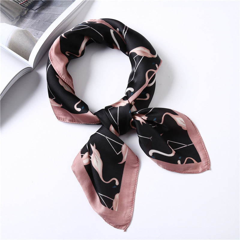 Decorative scarf silk scarf