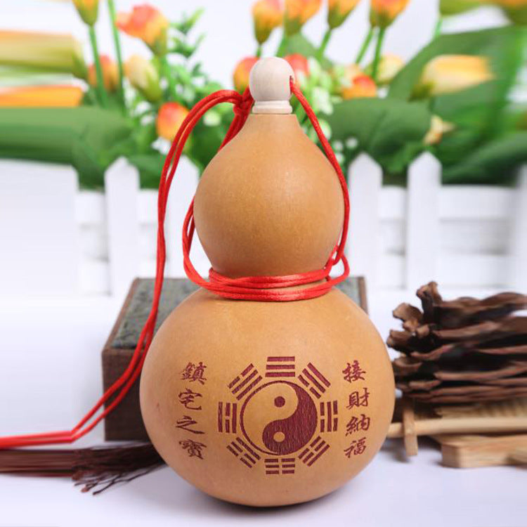 Natural Big Gourd Feng Shui Kunsthandwerk Ornamente