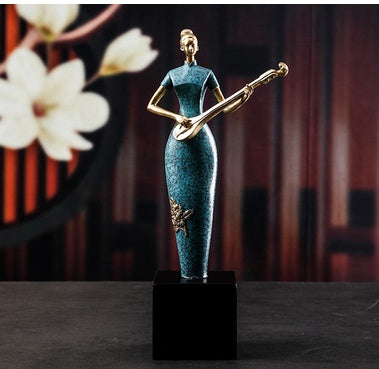 Retro Chinese Cheongsam Ladies Ornament Kreatives Wohnzimmer