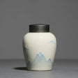 Hand Painted Landscape Tea Pot