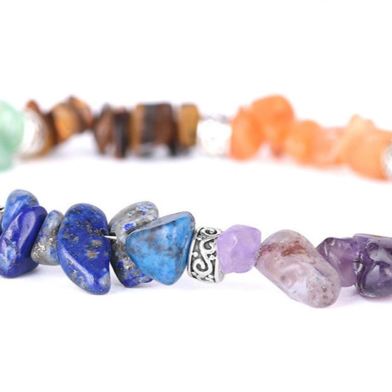 Gravel Bracelet 7 Chakra Bracelet Extension Chain