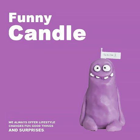 Ugly-cute Monster Scented Candles Quirky and Creative Decorative Gift-7