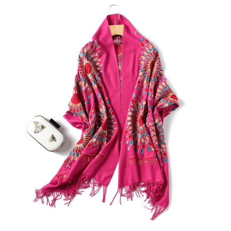 Desert travel sunscreen silk scarf