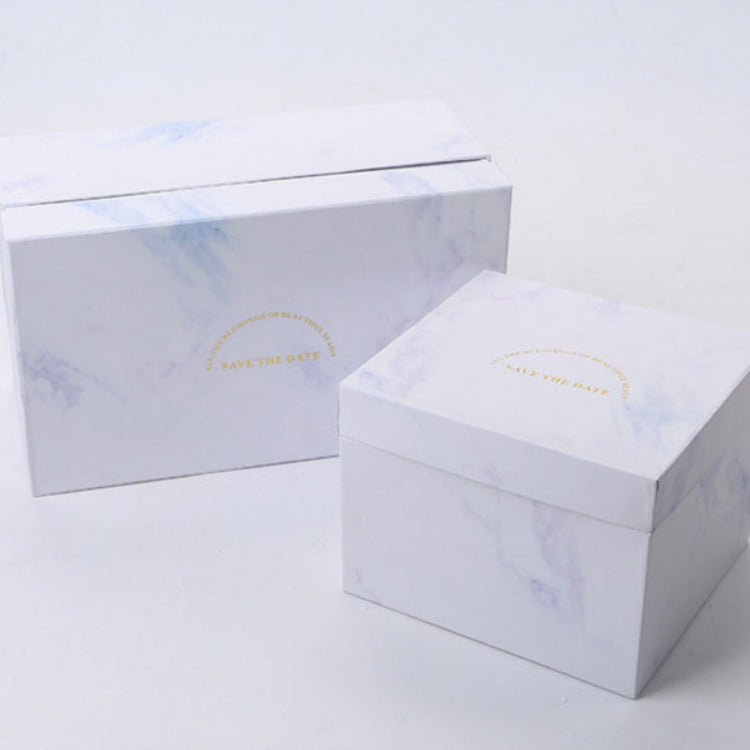 European Style Marbled Gold Rim Mug Gift Box Set