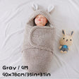 Warm Baby Swaddle Blanket Plush Newborn Sleep Sack-22