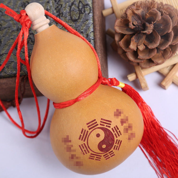 Natural Big Gourd Feng Shui Kunsthandwerk Ornamente