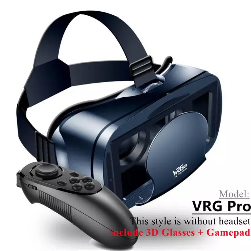 VR 3D Glasses Virtual Reality Support 0-800 Myopia for Smart Phone Headset