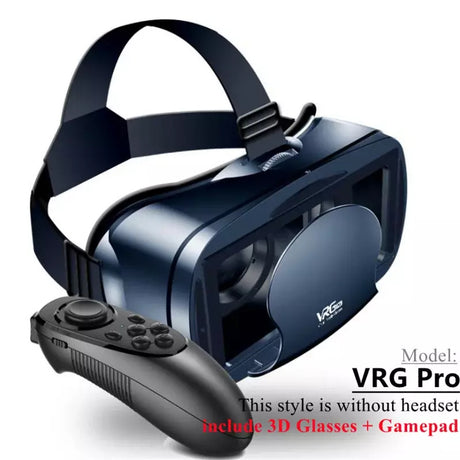 VR 3D Glasses Virtual Reality Support 0-800 Myopia for Smart Phone Headset