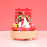 Music Box Music Box Wooden Base Crafts Creative Birthday Qixi Valentine's Day Gift Home Decoration