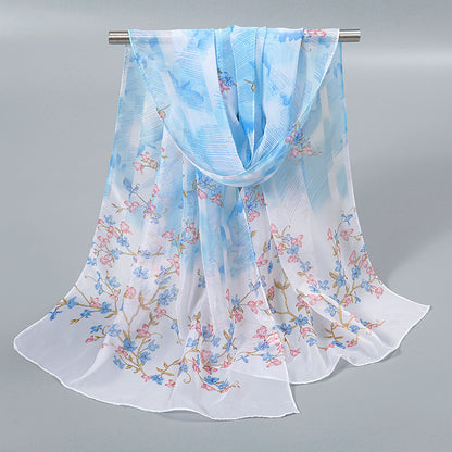 Little Chiffon Small Silk Scarf Scarf For Women