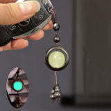 Couple Lucky Rosewood Ring Luminous Keychain-2