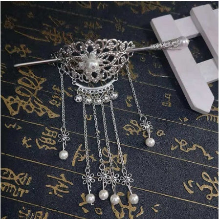 Long Tassel Top Clip Step Shake Ancient Costume Classical Accessories Hairpin