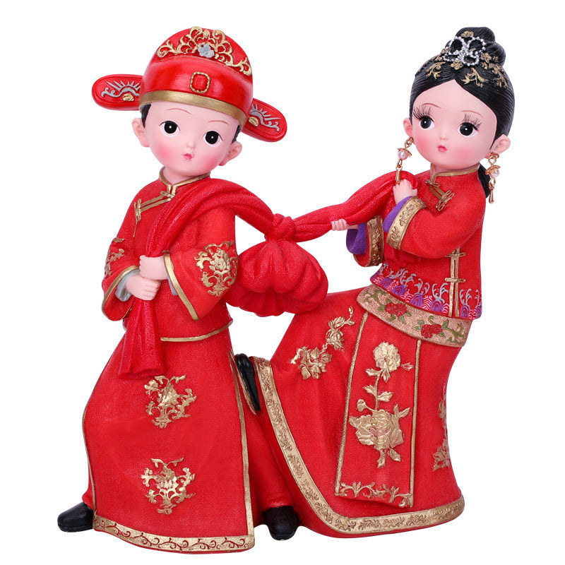 Chinesische Hochzeit kreative dekorative Charaktere Ornamente