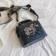 Ethnic Style Elephant Embroidery Women Shoulder Bag-2