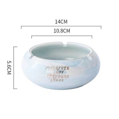 Personality Trend Ceramic Ashtray Creative Home