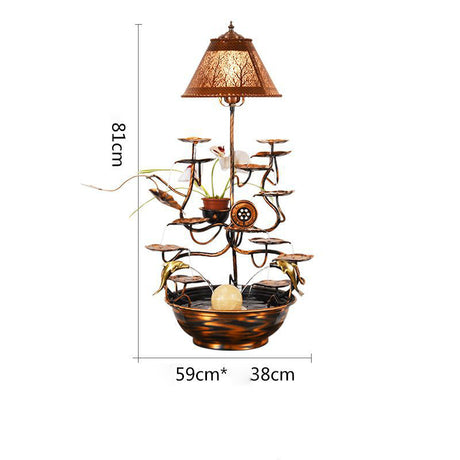 Reines Kupferwasser -Ornamente Feng Shui Wheal Wealth Brunnen