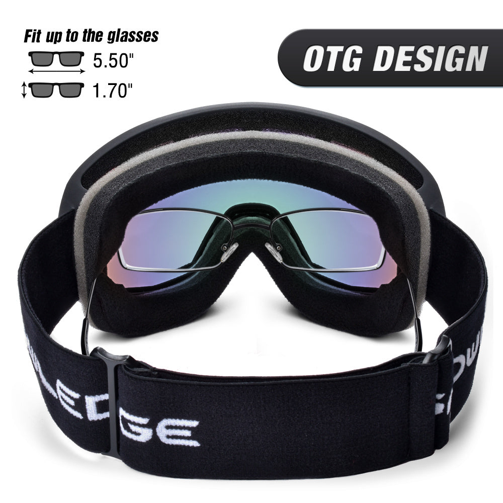 New Double-layer Anti-fog Ski Goggles Adult Mountaineering Card Myopia Ski Goggles