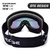 New Double-layer Anti-fog Ski Goggles Adult Mountaineering Card Myopia Ski Goggles