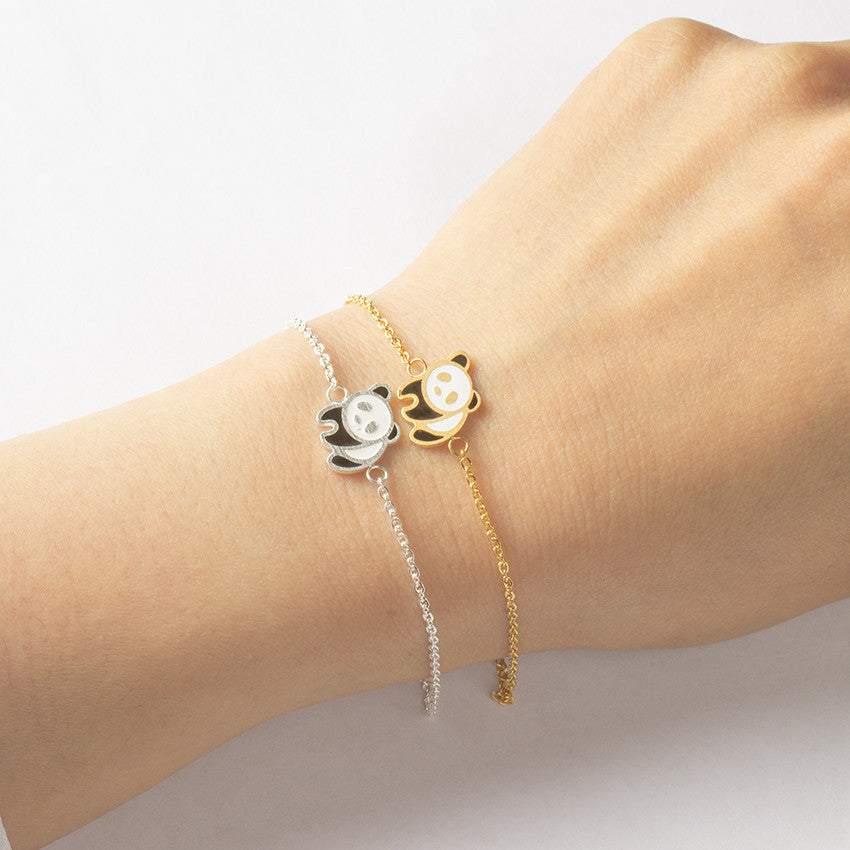 Nettes chinesisches Panda -Armband