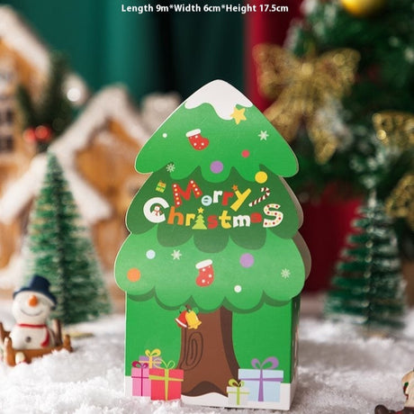 Christmas Gift Packaging Basket Candy Snack Packaging Gift Wrap Box