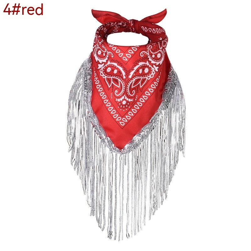 Ethnic Style Scarf Fashion Style Polyester Small Square Scarf